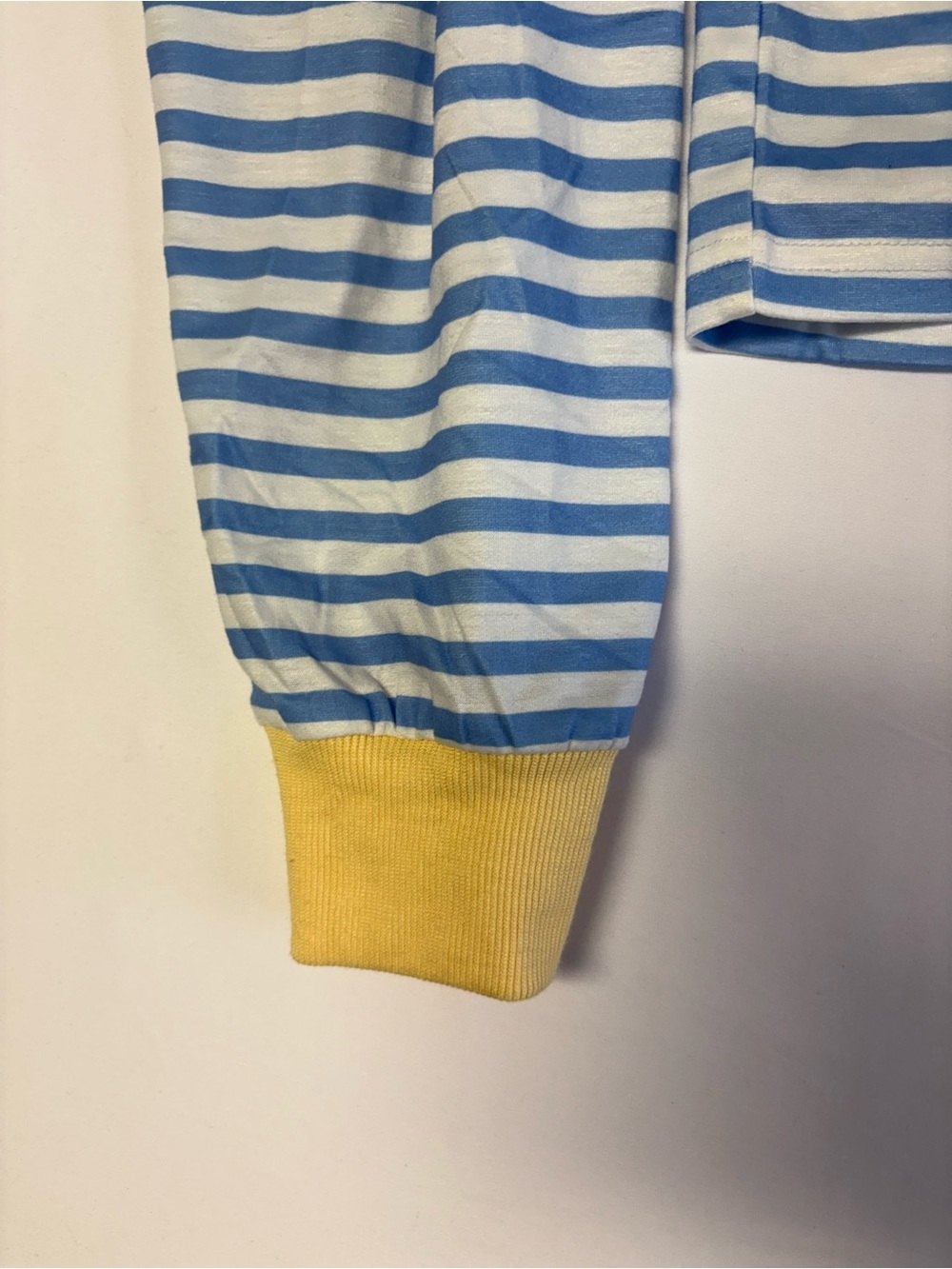NWOT Blue Striped Cropped Rugby Shirt - Picture 6 of 9